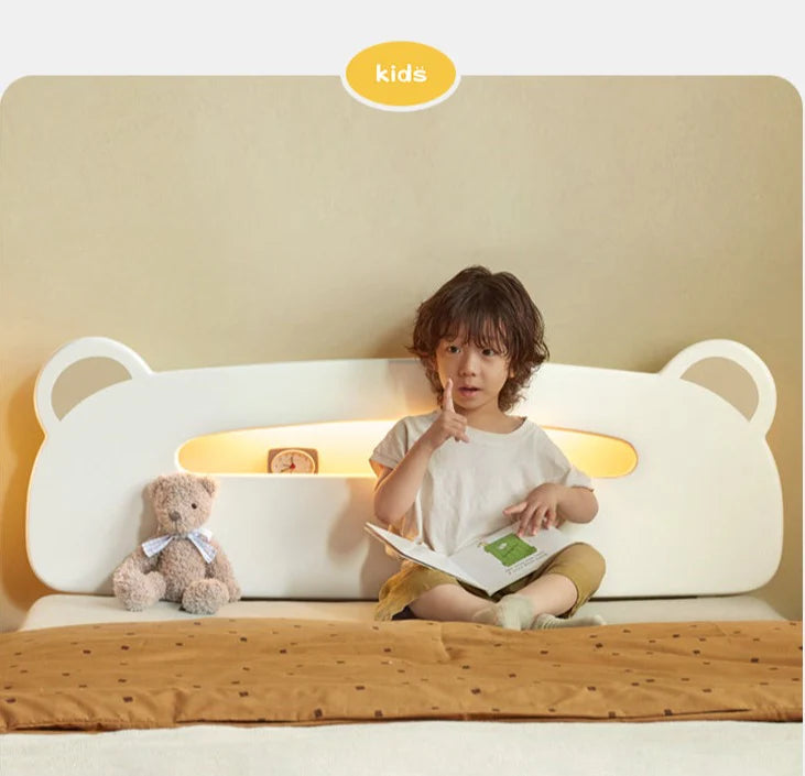Poplar solid wood Little White Bear kids Bed<