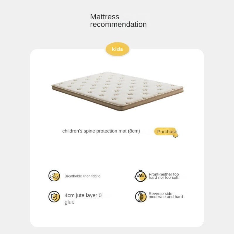 Poplar solid wood Little White Bear kids Bed<