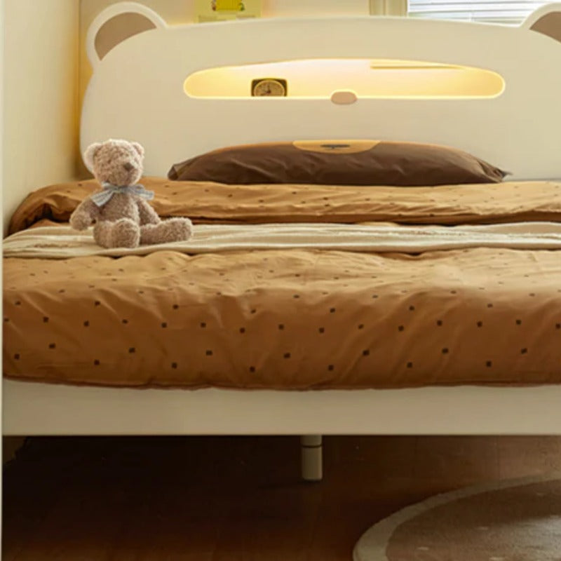 Poplar solid wood Little White Bear kids Bed<