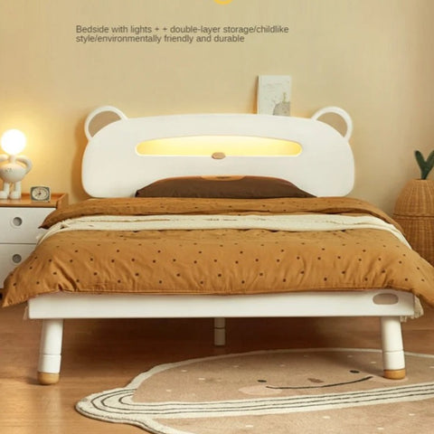 Poplar solid wood Little White Bear kids Bed<