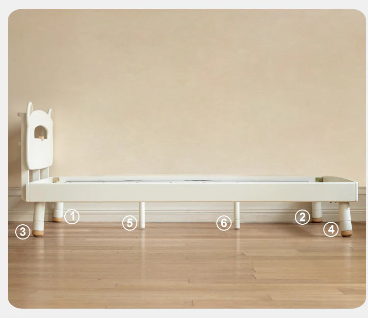 Poplar solid wood Little White Bear kids Bed<
