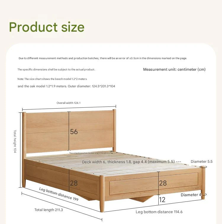 Beech Solid Wood Children's Box Bed