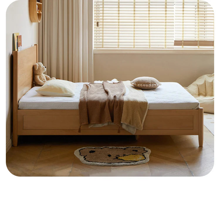 Beech Solid Wood Children's Box Bed