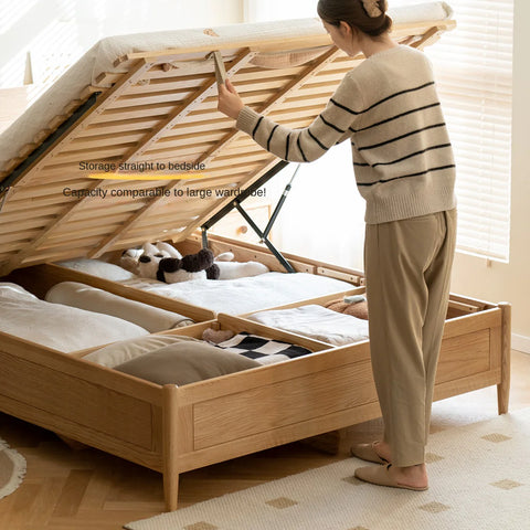 Beech Solid Wood Children's Box Bed