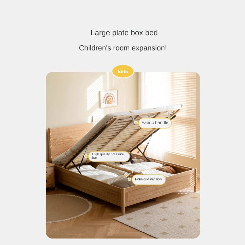 Beech Solid Wood Children's Box Bed