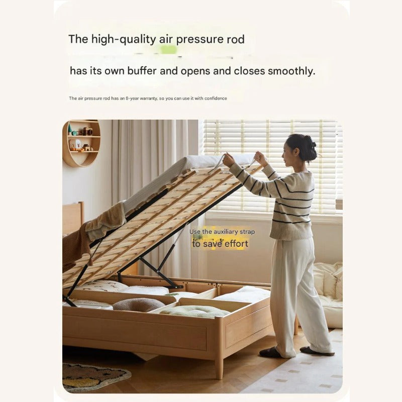 Beech Solid Wood Children's Box Bed