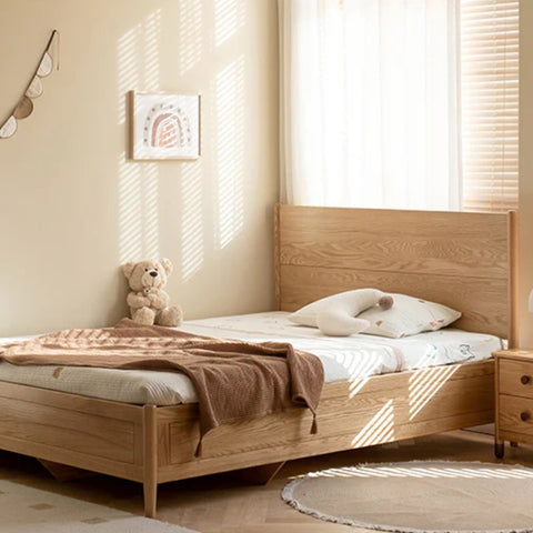 Beech Solid Wood Children's Box Bed