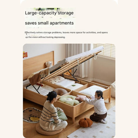 Beech Solid Wood Children's Box Bed