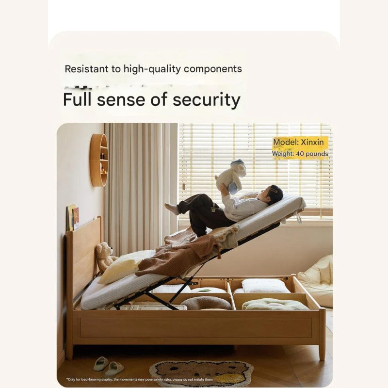 Beech Solid Wood Children's Box Bed