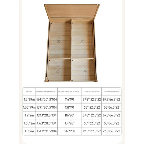 Beech Solid Wood Children's Box Bed