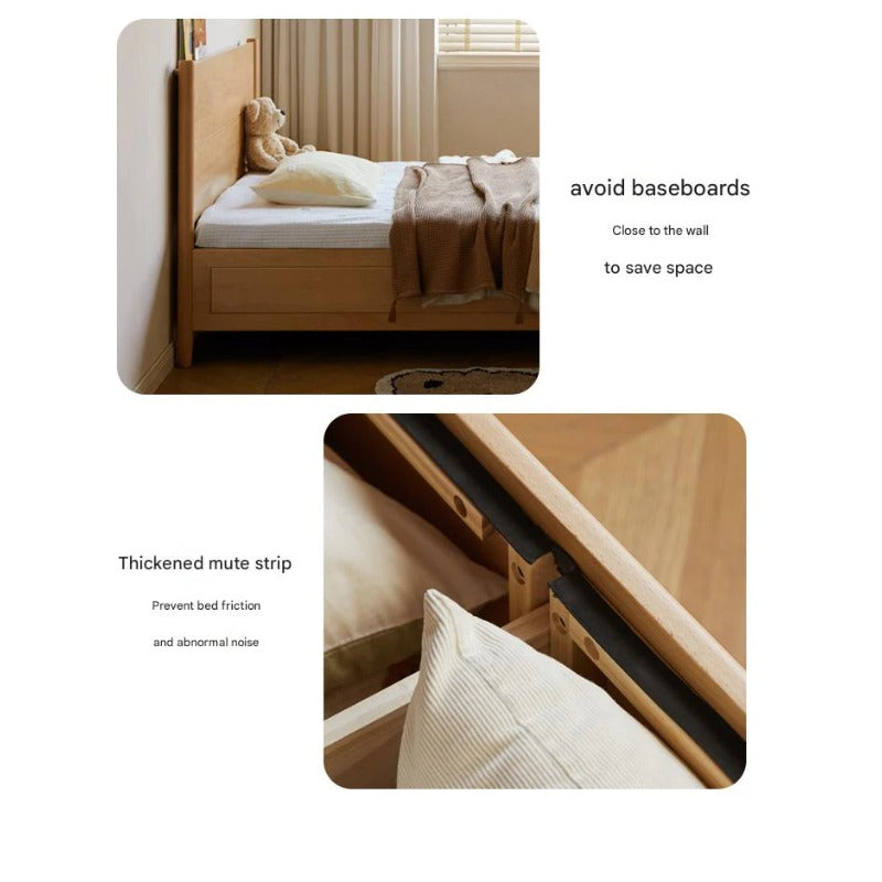 Beech Solid Wood Children's Box Bed