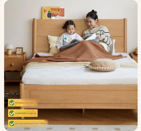 Beech Solid Wood Children's Box Bed