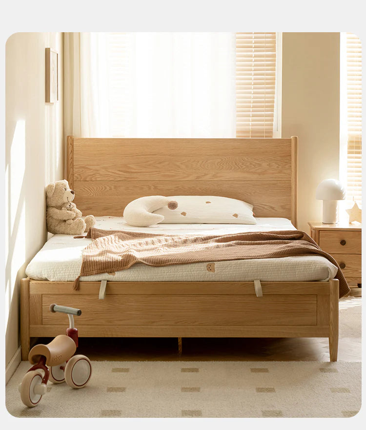 Beech Solid Wood Children's Box Bed