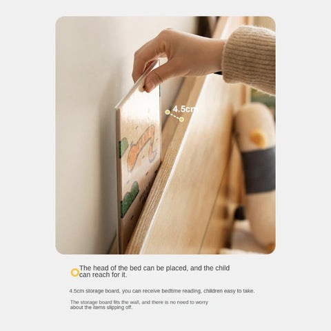 Beech Solid Wood Children's Box Bed