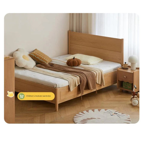 Beech Solid Wood Children's Box Bed