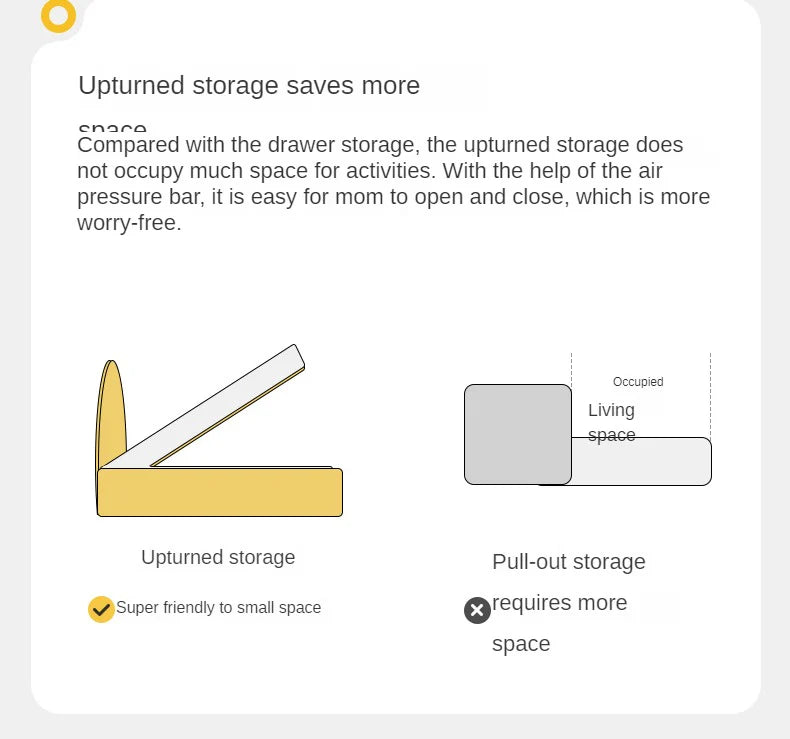 Сream style Organic Leather kid's Cloud Bed<