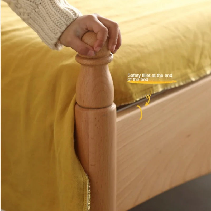 Beech, Oak Solid wood Princess bed<