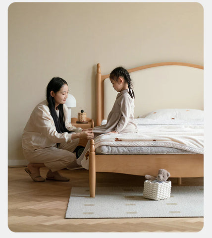 Beech, Oak Solid wood Princess bed<