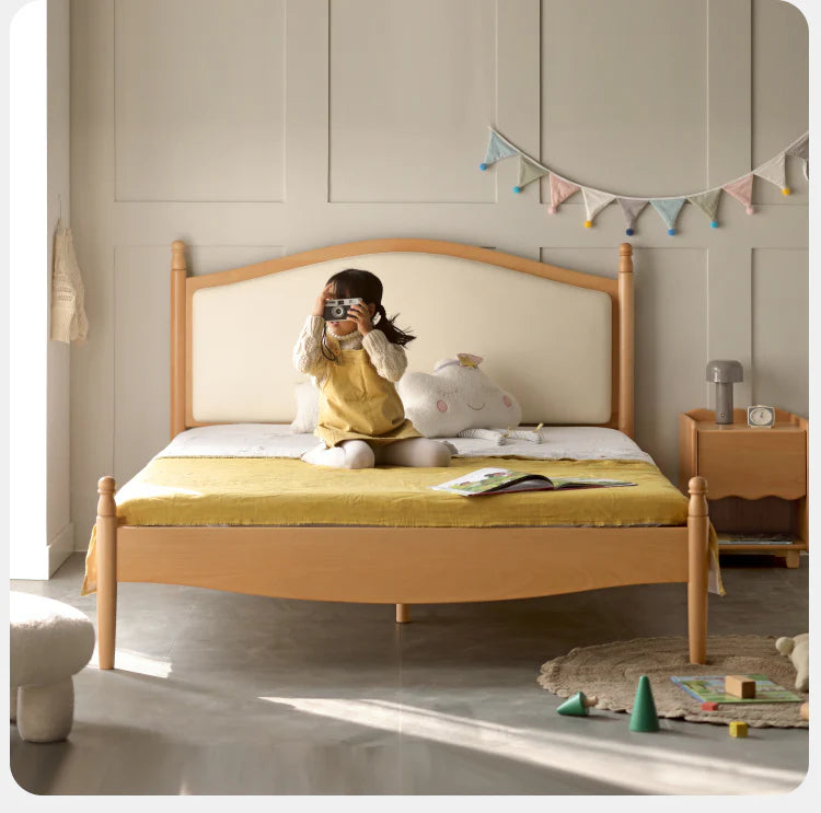 Beech, Oak Solid wood Princess bed<
