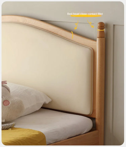 Beech, Oak Solid wood Princess bed<