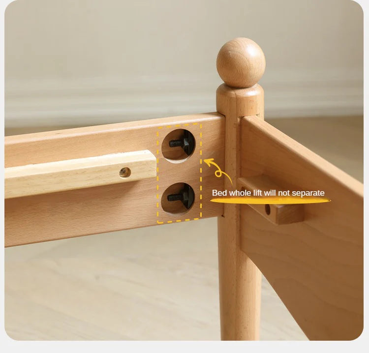 Beech, Oak Solid wood Princess bed<