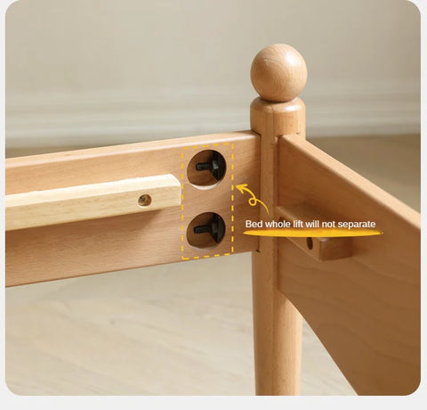 Beech, Oak Solid wood Princess bed<