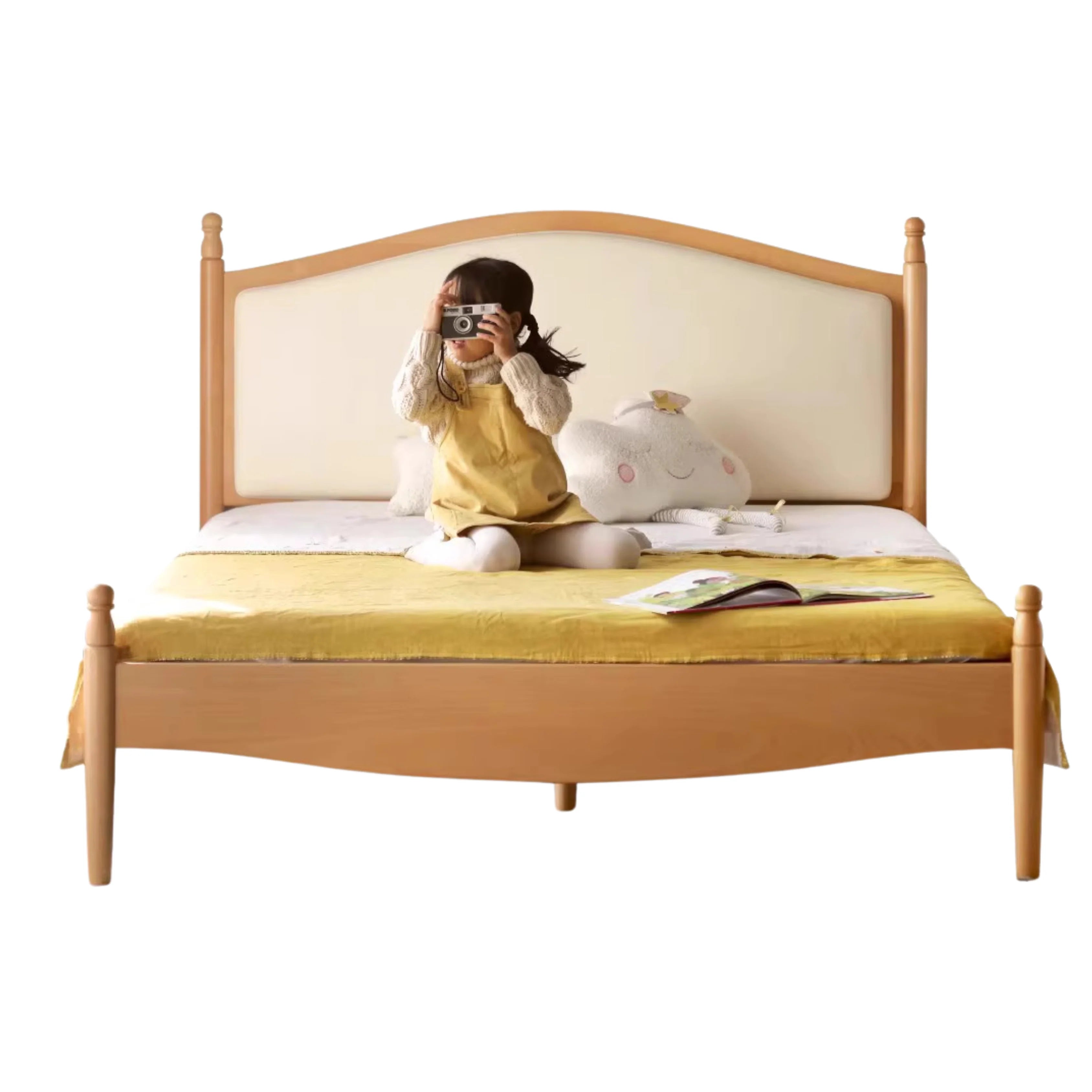 Beech, Oak Solid wood Princess bed<