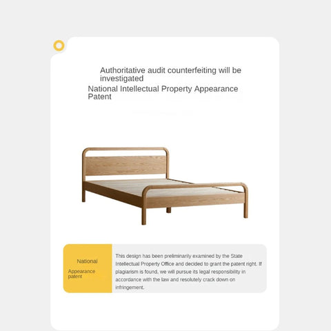 Oak Solid Wood Children's Single Bed