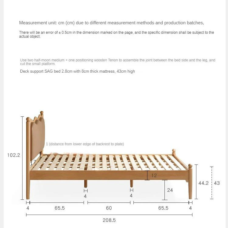 Oak, Beech solid wood children's bed girl princess bed ,boy bed<