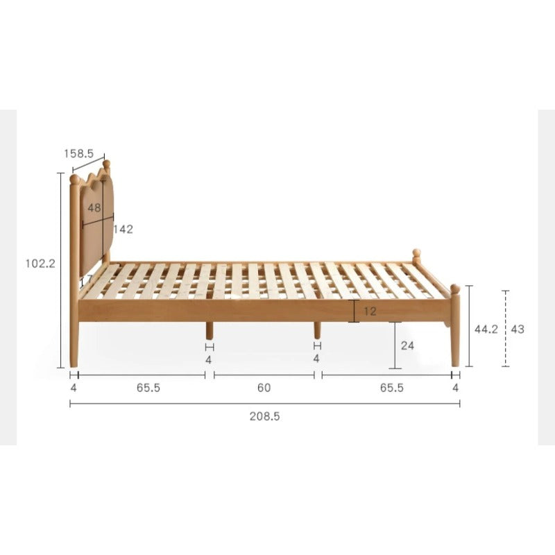 Oak, Beech solid wood children's bed girl princess bed ,boy bed<