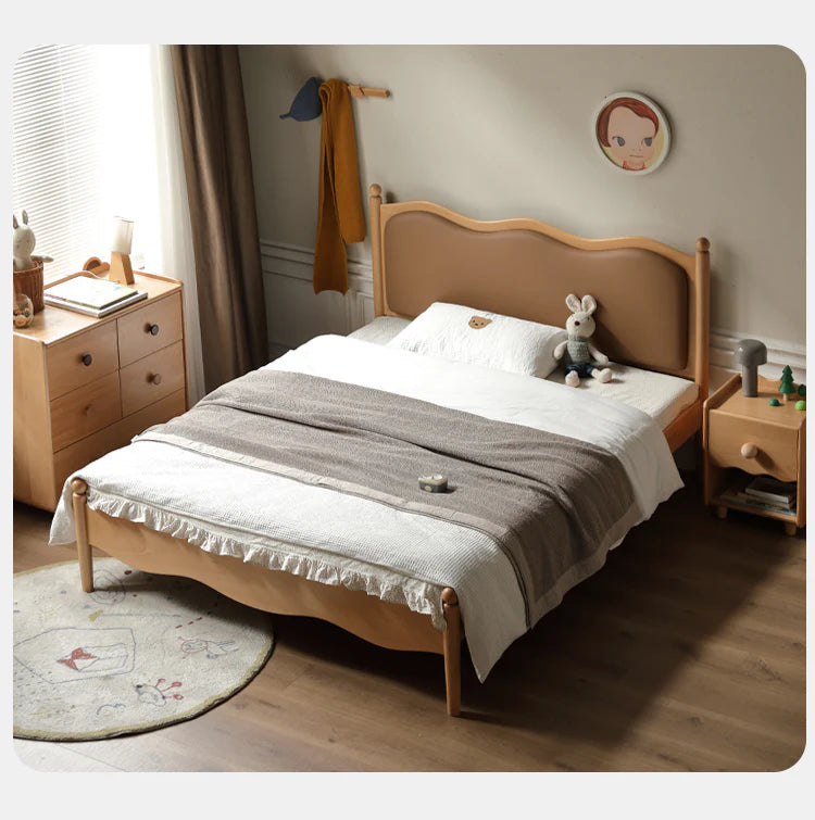 Oak, Beech solid wood children's bed girl princess bed ,boy bed<