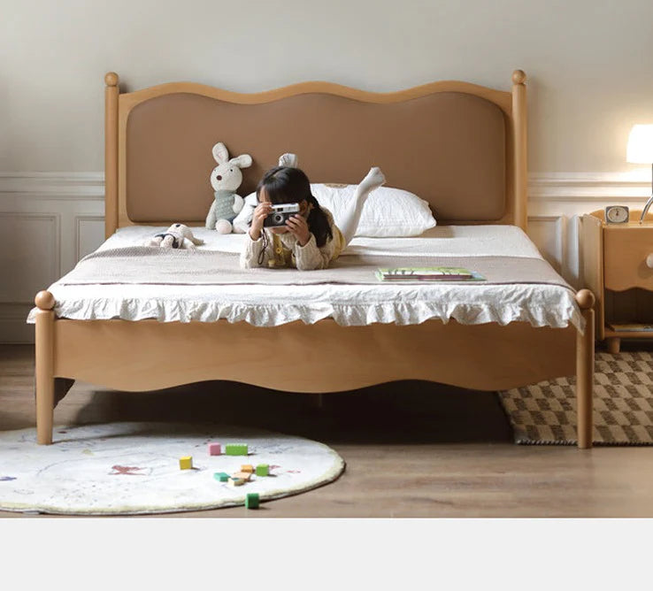 Oak, Beech solid wood children's bed girl princess bed ,boy bed<