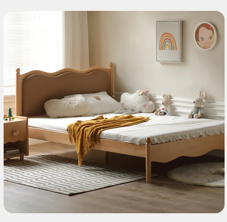 Oak, Beech solid wood children's bed girl princess bed ,boy bed<