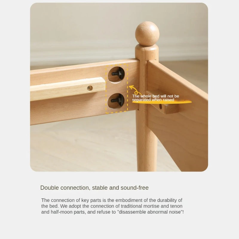 Oak, Beech solid wood children's bed girl princess bed ,boy bed<