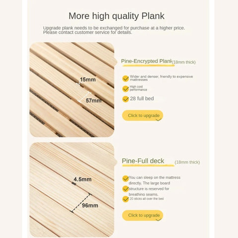 Beech Solid Wood Children's Cabinet Integrated Bed