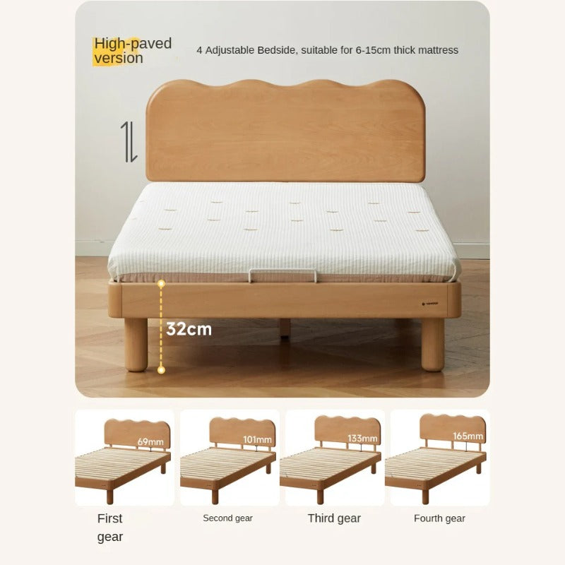 Beech Solid Wood Children's Single Bed