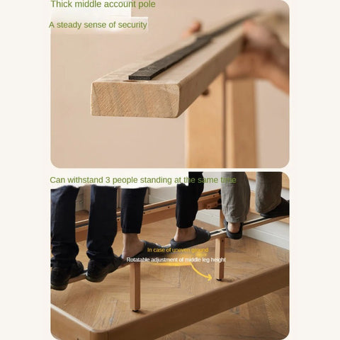 Beech Solid Wood Children's Single Bed