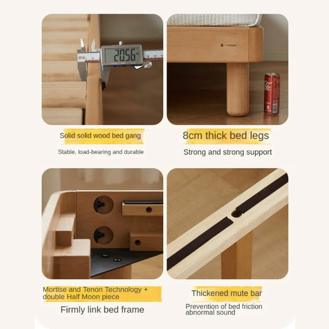 Beech Solid Wood Children's Single Bed