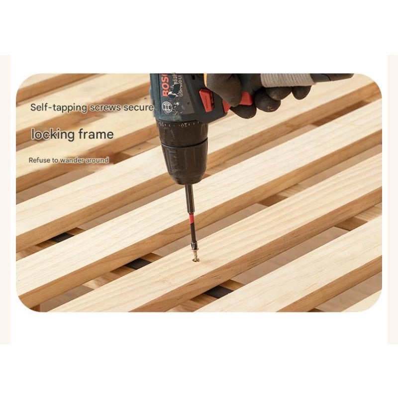 Beech, Oak Solid Wood Children's Bed Widened Guardrail<