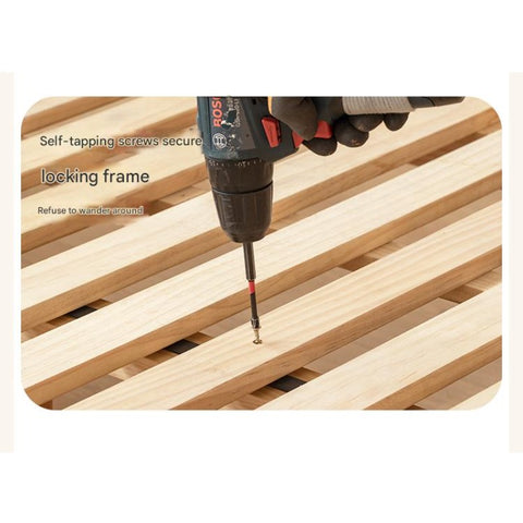 Beech, Oak Solid Wood Children's Bed Widened Guardrail<