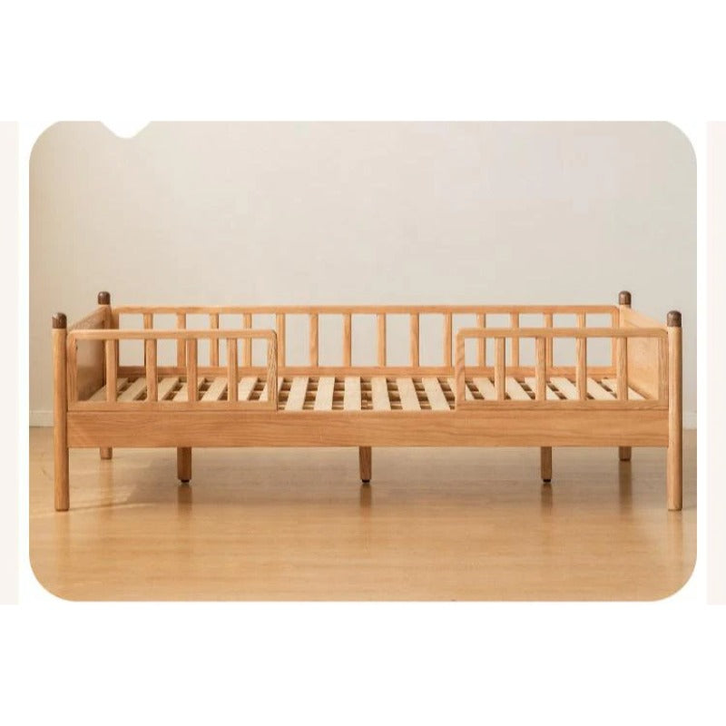 Beech, Oak Solid Wood Children's Bed Widened Guardrail<