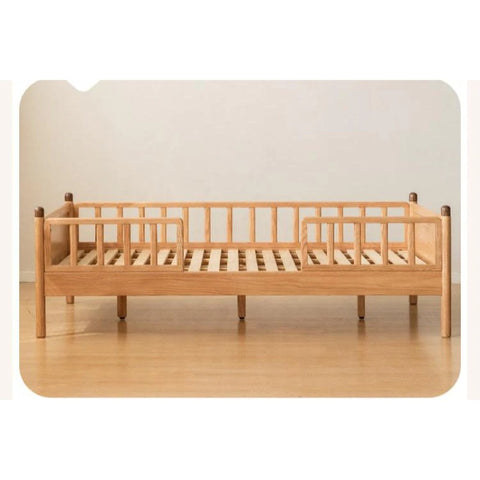 Beech, Oak Solid Wood Children's Bed Widened Guardrail<