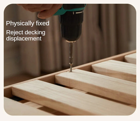 Beech Solid Wood Children's Single Bed.