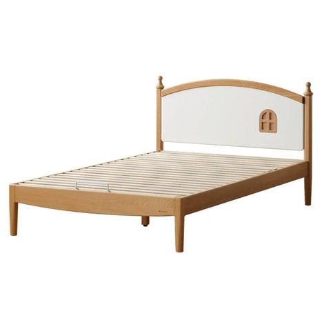 Beech Solid Wood Children's Single Bed.