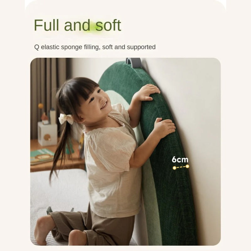 Beech Solid Wood Children's Rainbow Montessori Platform Bed.