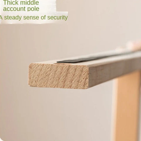 Beech Solid Wood with organic leather Modern Children's Girl Princess Bed<