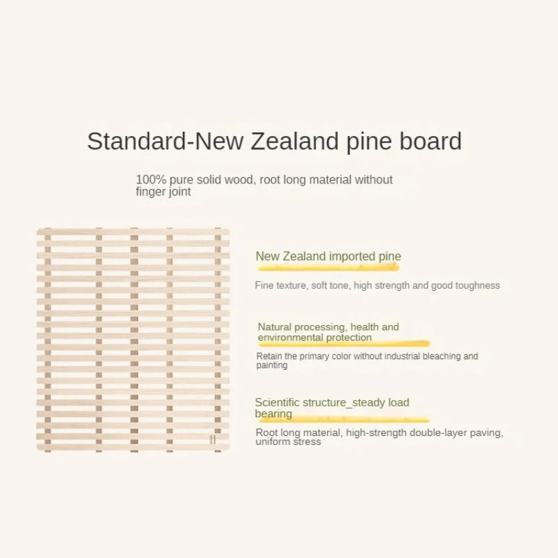 Beech Solid Wood Children's, Montessori Floor Bed<