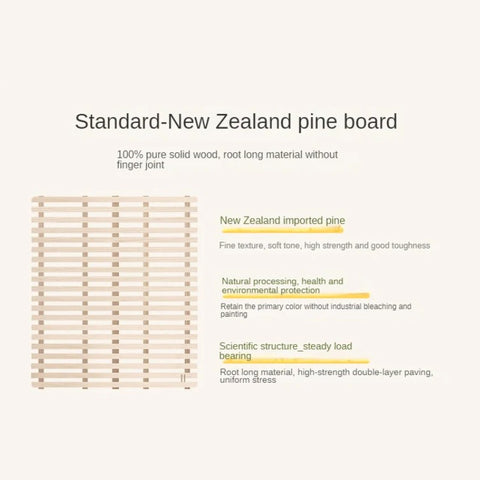 Beech Solid Wood Children's, Montessori Floor Bed<