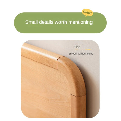 Beech Solid Wood Children's, Montessori Floor Bed<