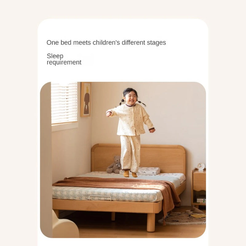 Beech Solid Wood Children's, Montessori Floor Bed<